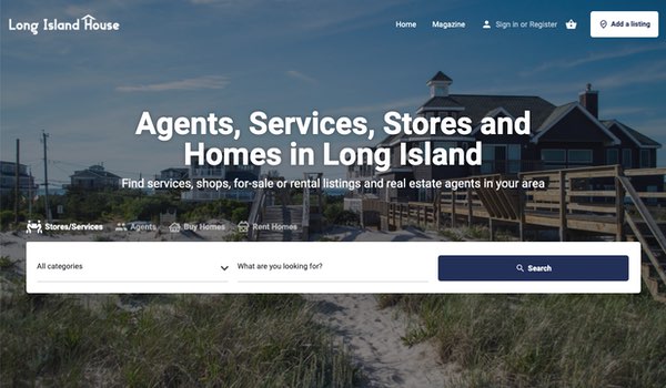 Real estate search engine in Long Island, New York